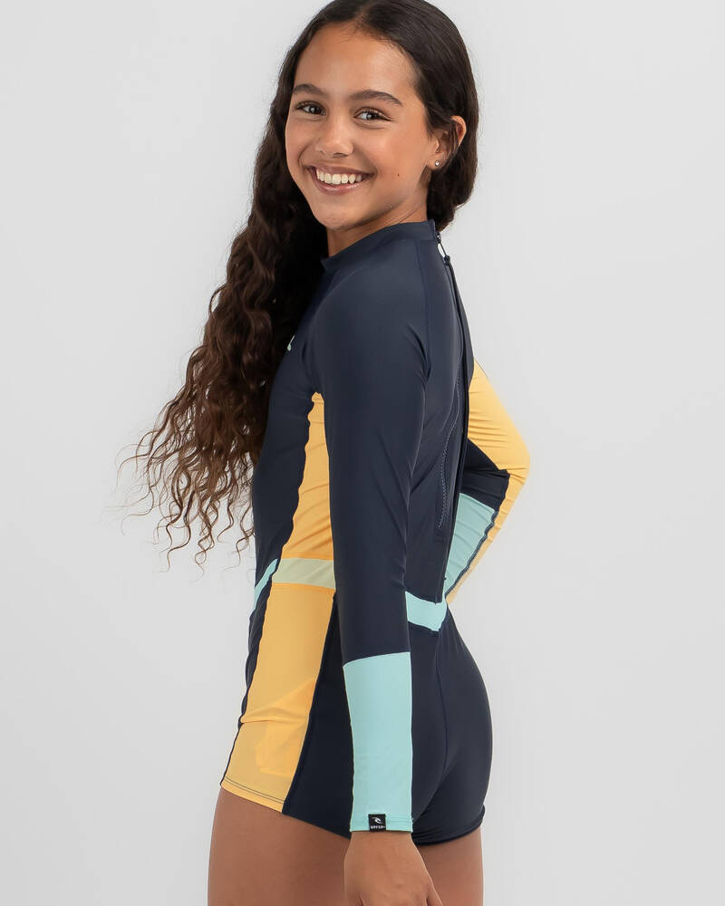 Rip Curl Girls' Block Party Long Sleeve Surfsuit for Womens