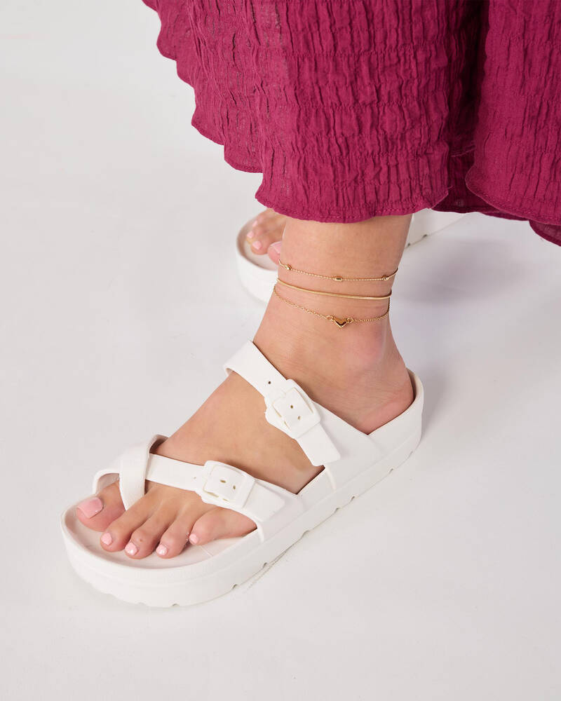 Karyn In LA Taylor Heart Anklet Pack for Womens