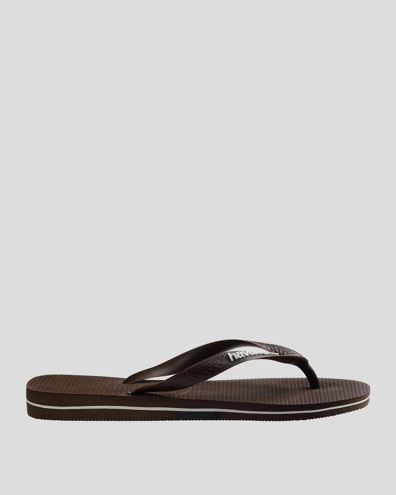 Havaianas Top Rubber Logo Thongs for Mens