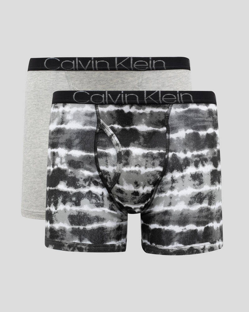 Calvin Klein Boy's Ombre Boxer Briefs 2 Pack for Mens