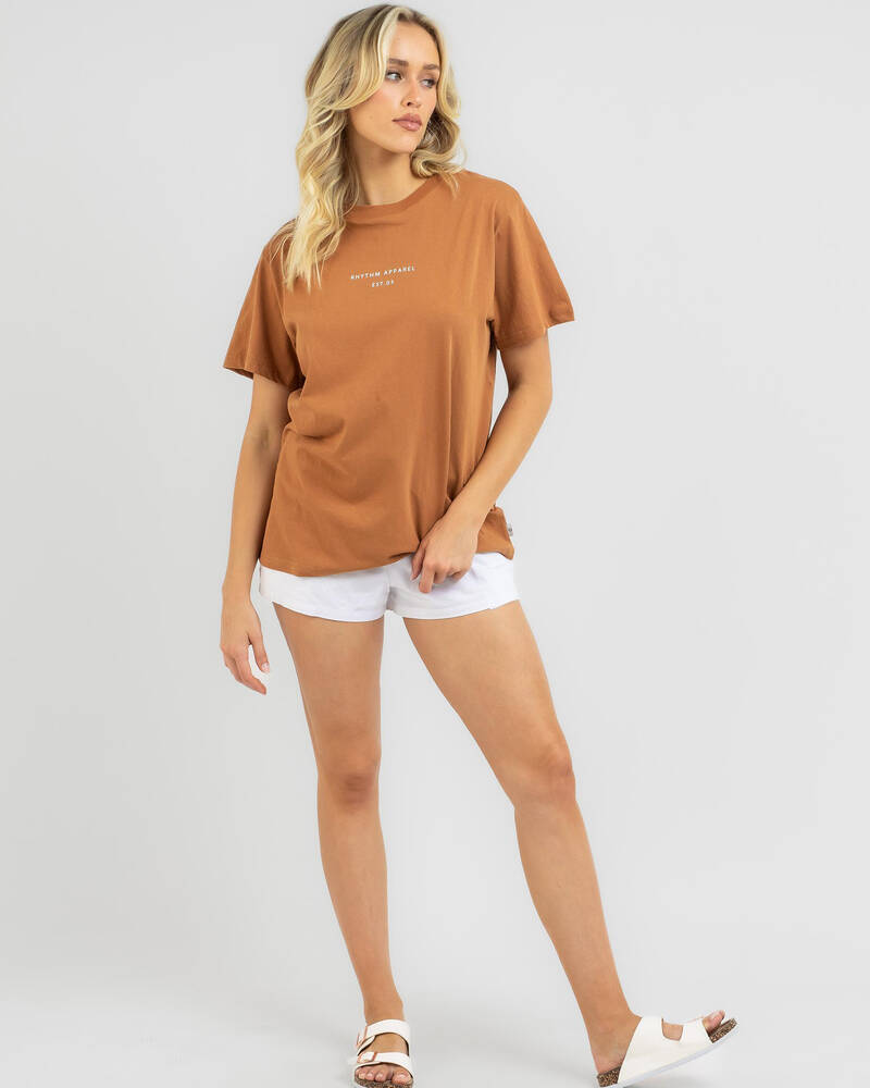 Rhythm Classic Brand T-Shirt for Womens