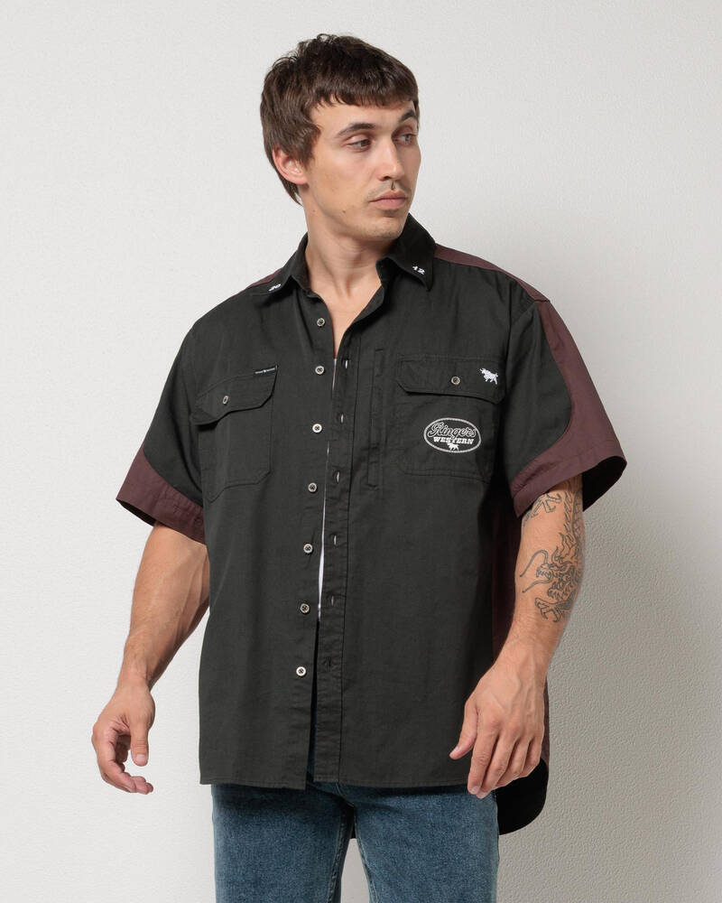 Ringers Western Back Roads Short Sleeve Shirt for Mens