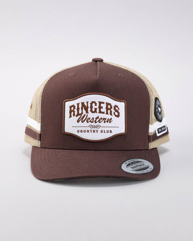 Ringers Western Country Club Deep Fit Trucker Cap for Mens