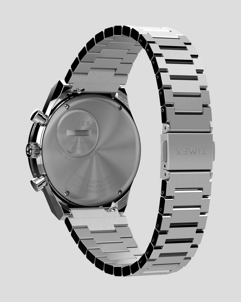 Timex Chronograph 40 mm Stainless Steel Watch for Mens