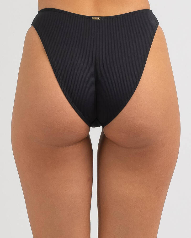 Topanga Alissia Rib High Cut Bikini Bottom for Womens