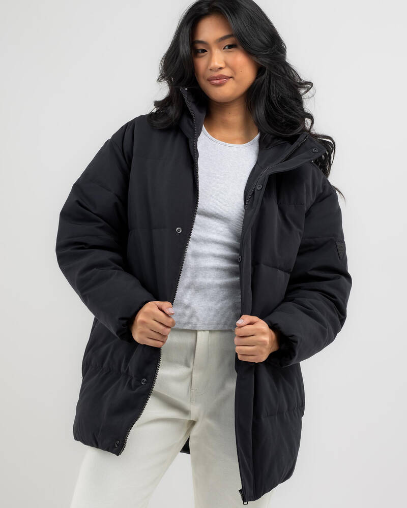 Roxy Ocean Ways Hooded Puffer Jacket for Womens