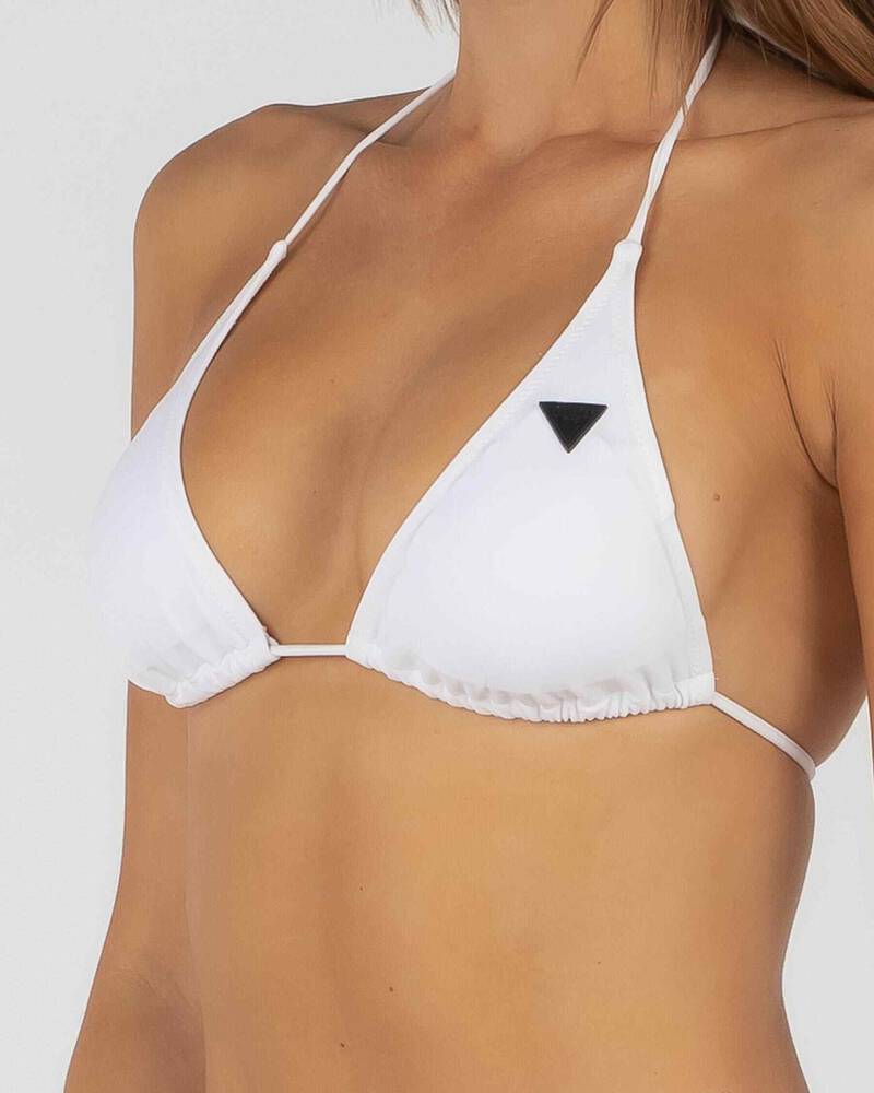 GUESS Jeans Basic Bikini Top for Womens