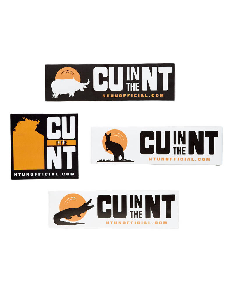 CU in the NT NT Sticker 4 Pack for Unisex
