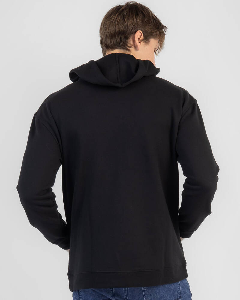 Hurley One and Only Outline BO Pullover Fleece Hoodie for Mens