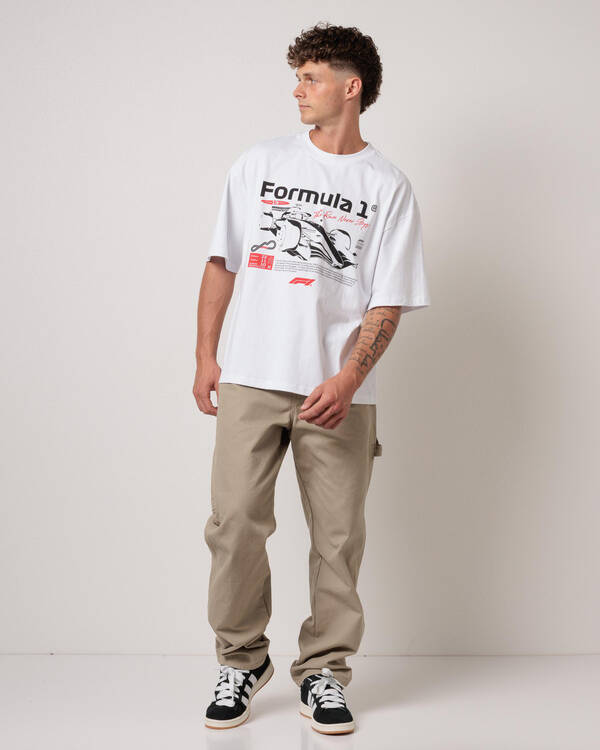 Formula 1 F1 Graphic Box T-Shirt for Mens