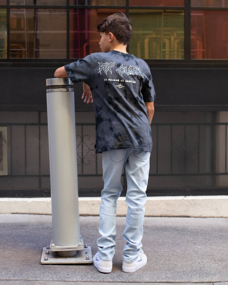 Rip Curl Boys' Head Noise Tie Dye T-Shirt for Mens