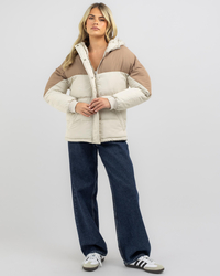 Ava And Ever Michigan Puffer Jacket for Womens image number null