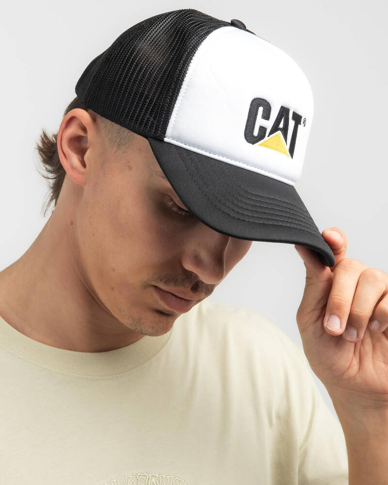 Cat Logo Trucker Cap for Mens