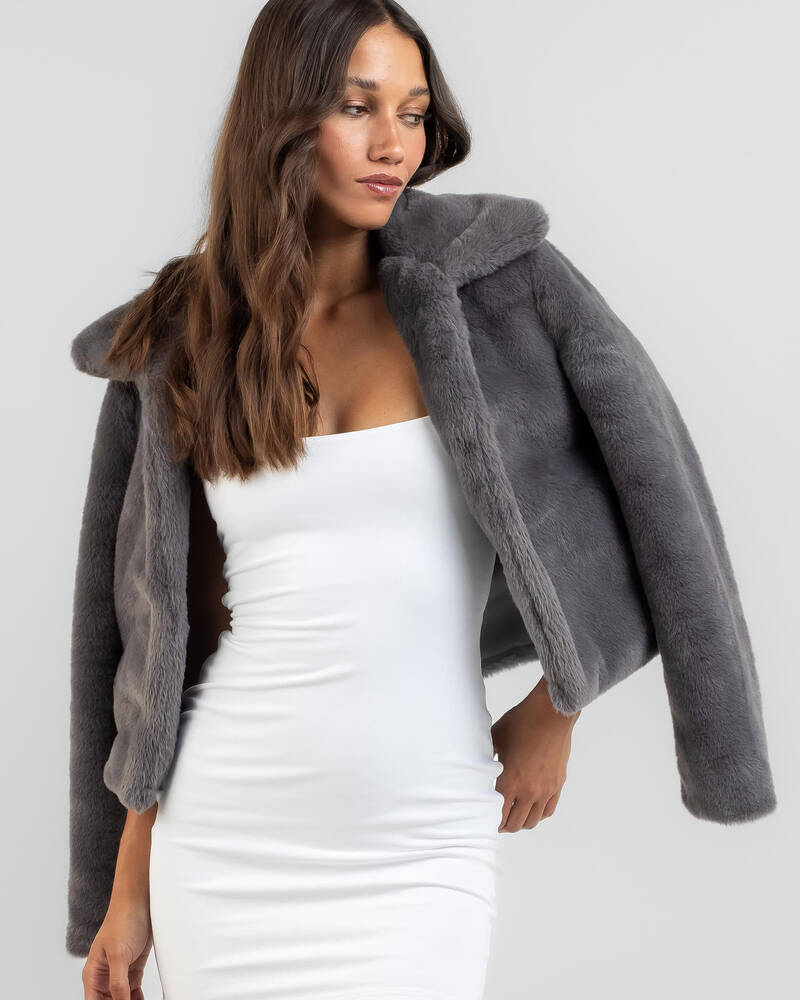 Ava And Ever Cyrus Faux Fur Jacket for Womens