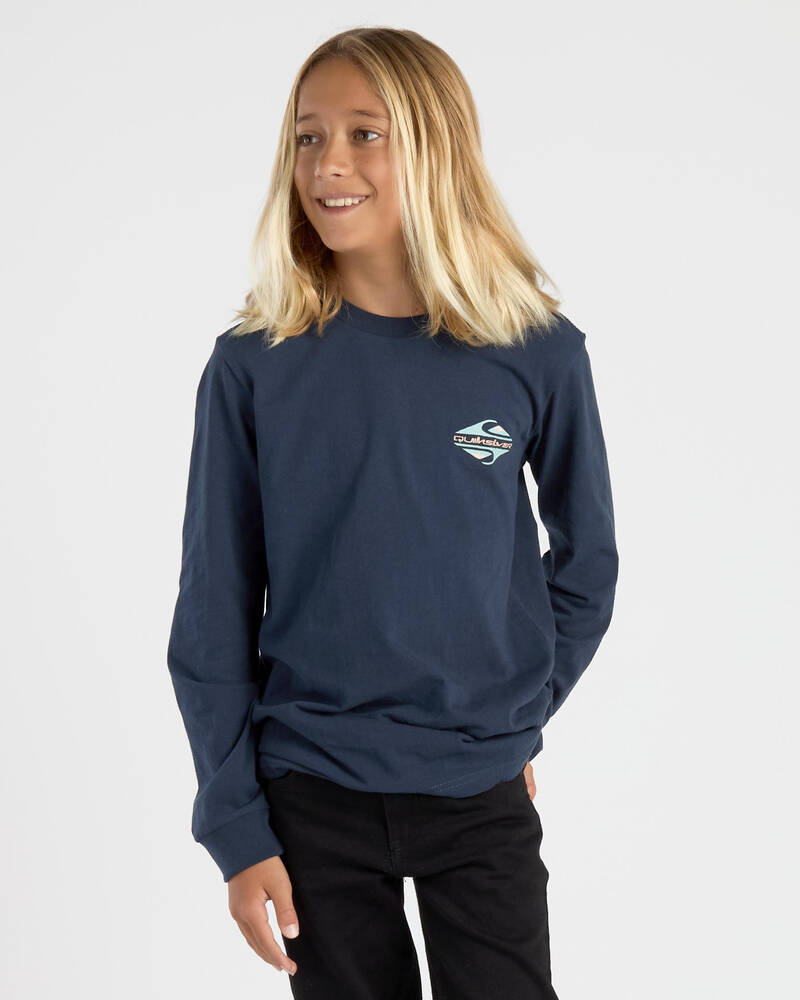 Quiksilver Boys' Heritage Sun Long Sleeve T-Shirt for Mens