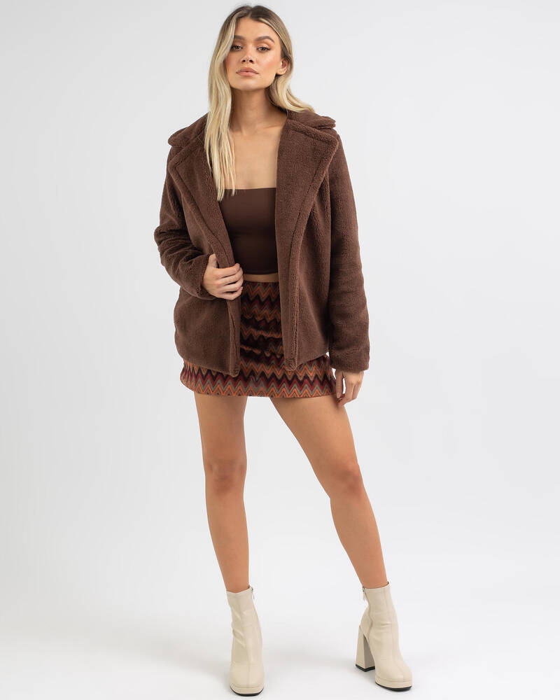 Ava And Ever Selma Teddy Jacket for Womens