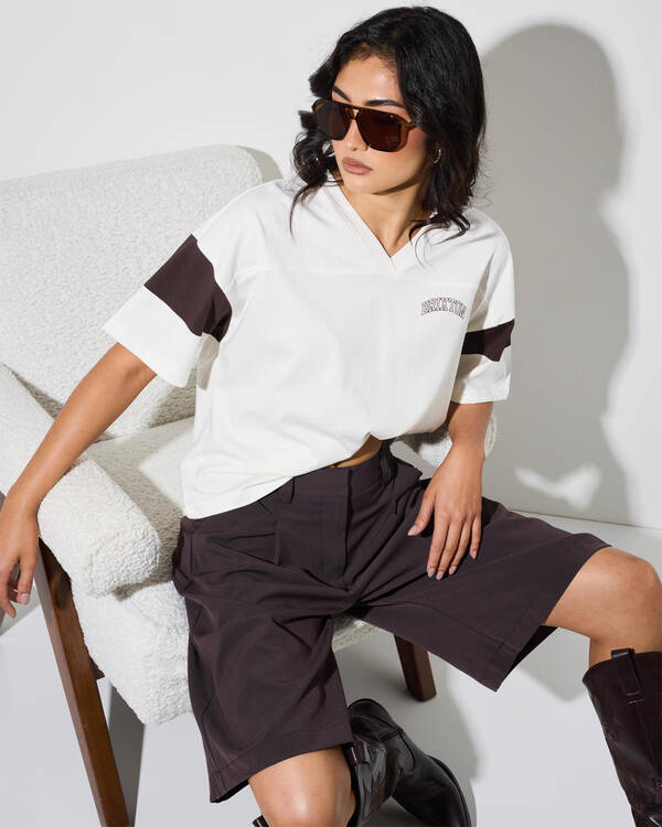 Brixton Boxy Football Tee