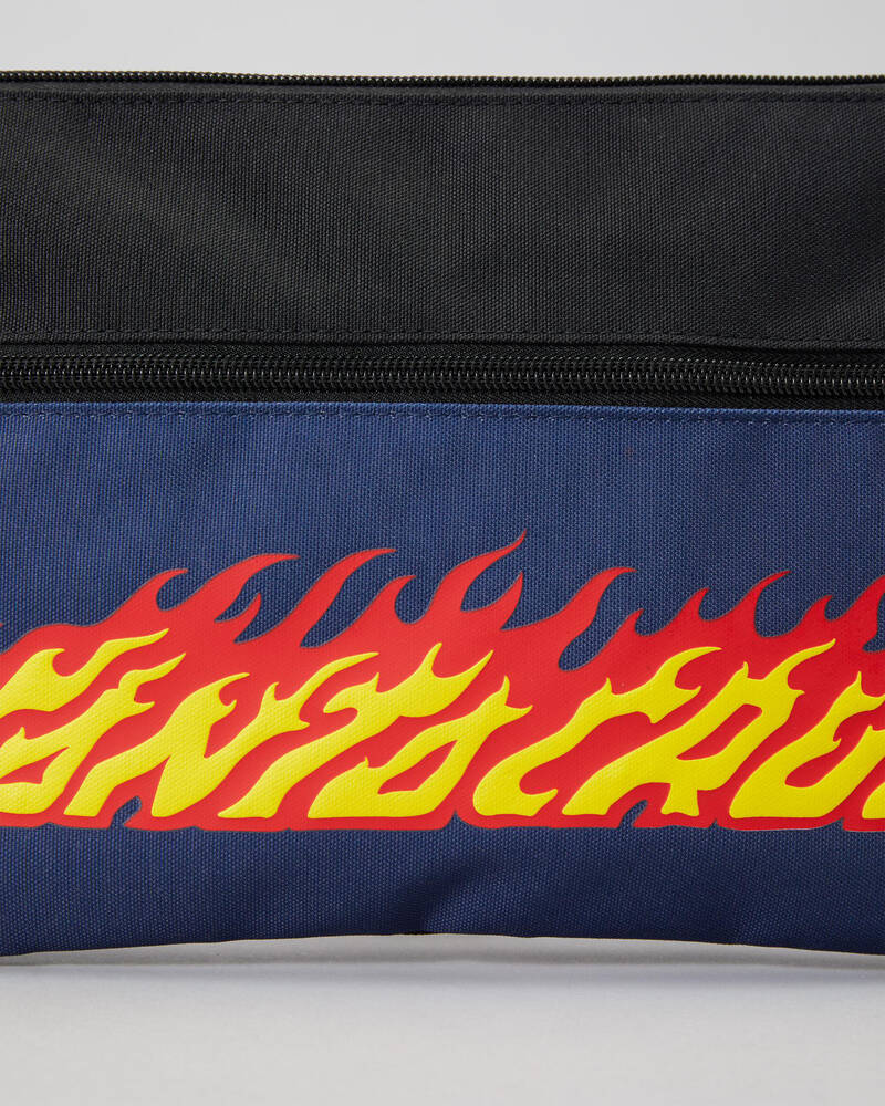Santa Cruz Flaming Strip Pencil Case for Mens