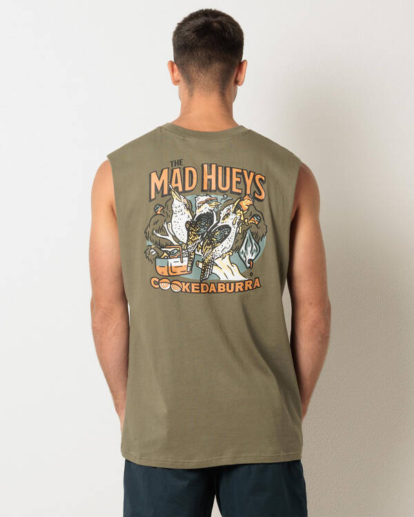 The Mad Hueys Cookedaburra Trio Muscle Tank for Mens