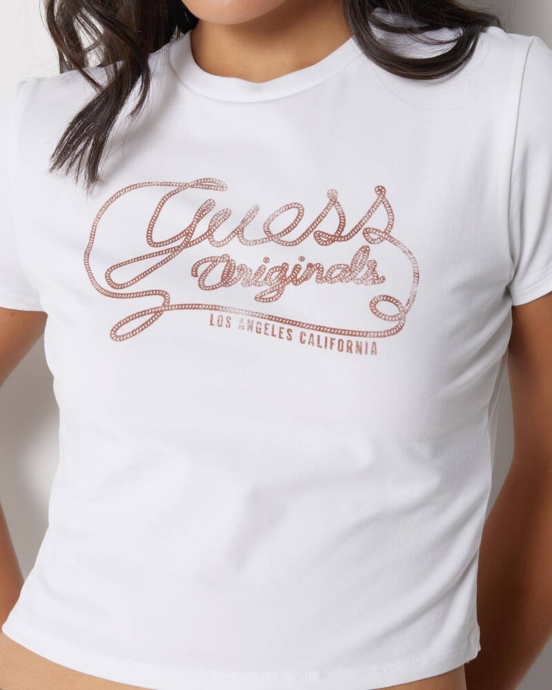 GUESS Go Lasso Baby Tee for Womens