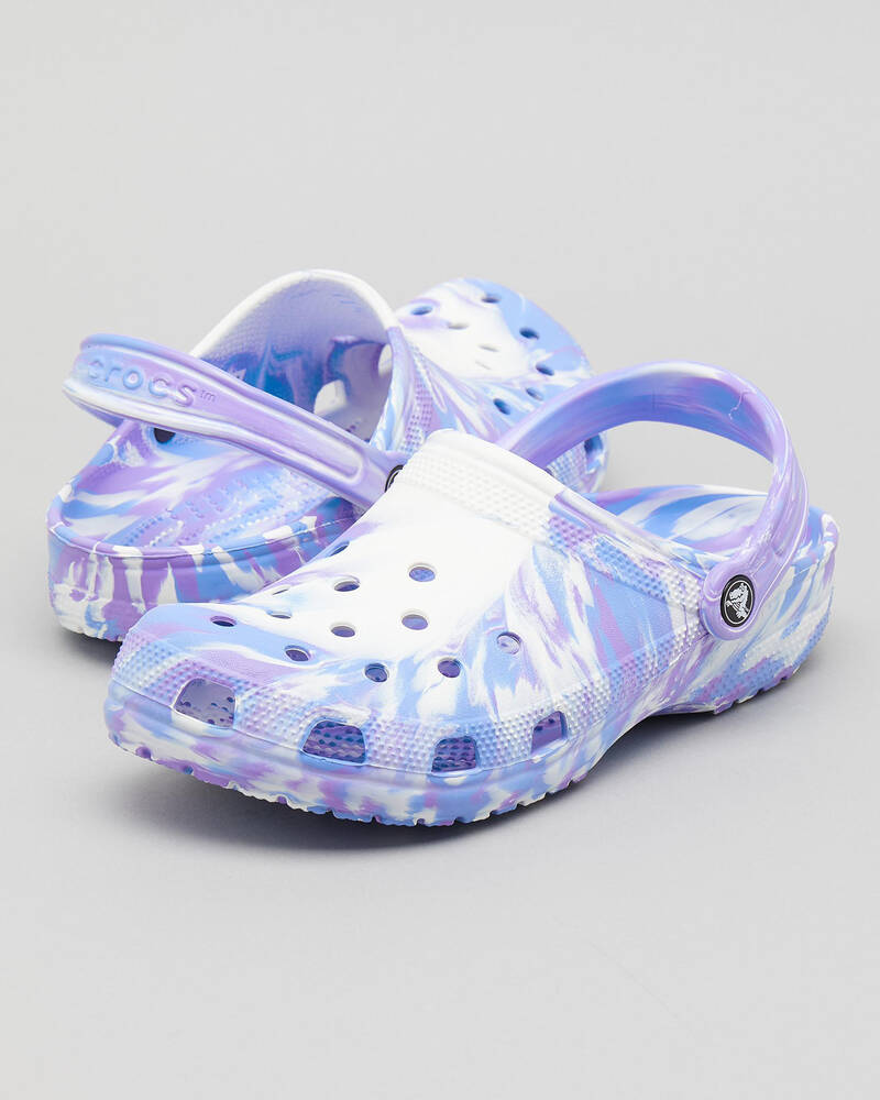Crocs Classic Marbled Clogs for Unisex