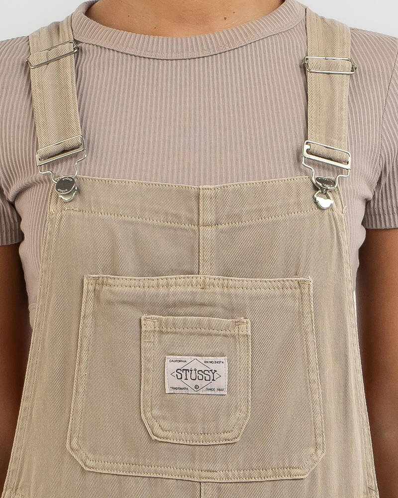 Stussy Nevada Denim Long Overalls for Womens