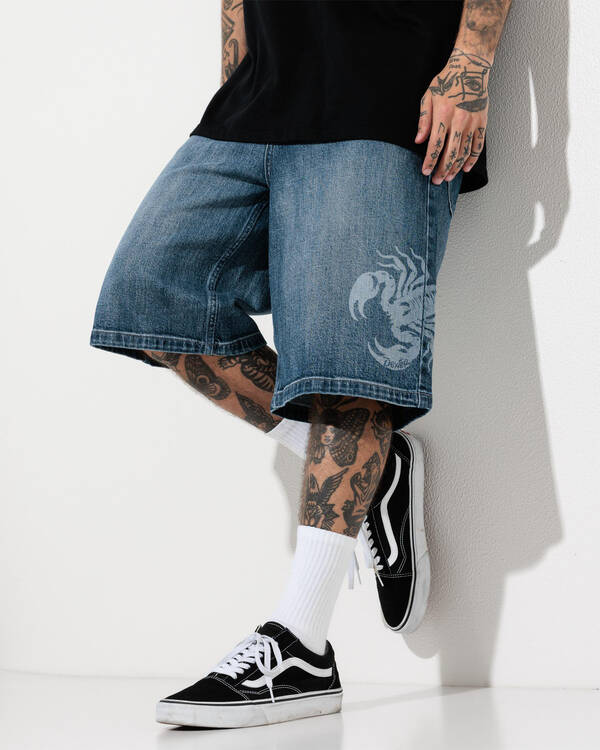 Venomous Denim Shorts