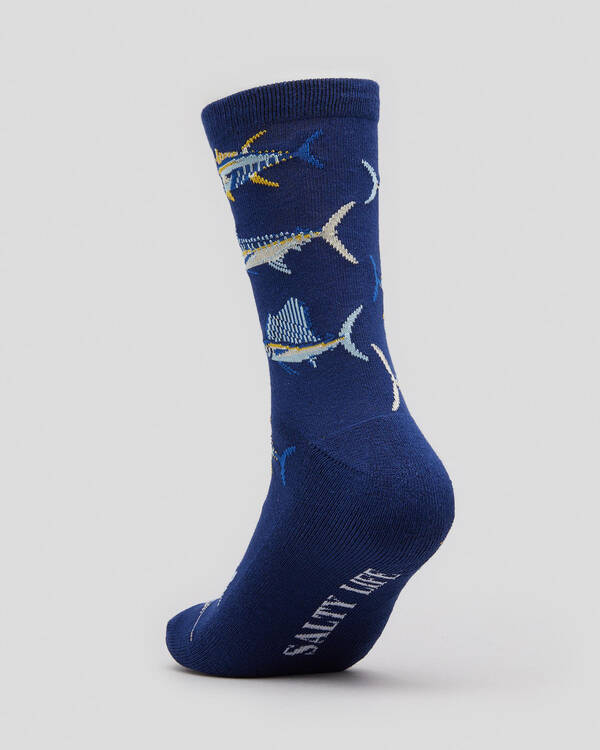 Salty Life Marlin Socks for Mens
