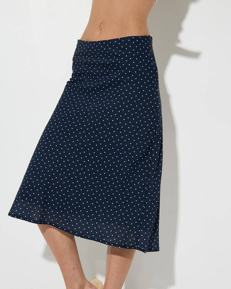 Rhythm Maisy Midi Skirt for Womens