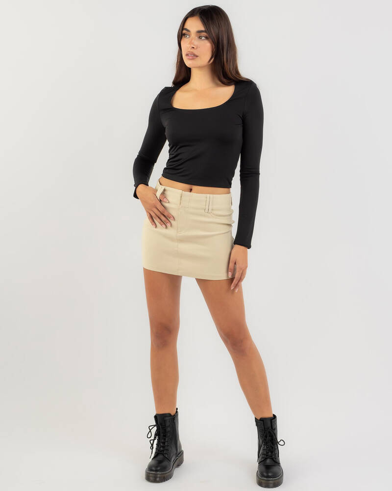 Paper Heart Karla Long Sleeve Top for Womens