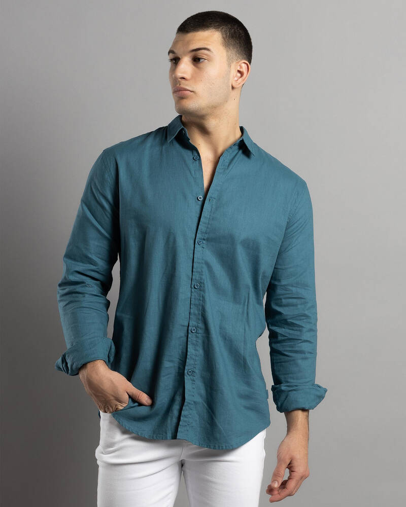 Skylark Hemp Long Sleeve Shirt for Mens