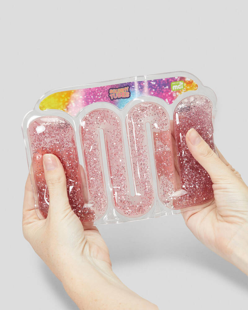 Get It Now Squishy Glitter Tubes Toy for Womens