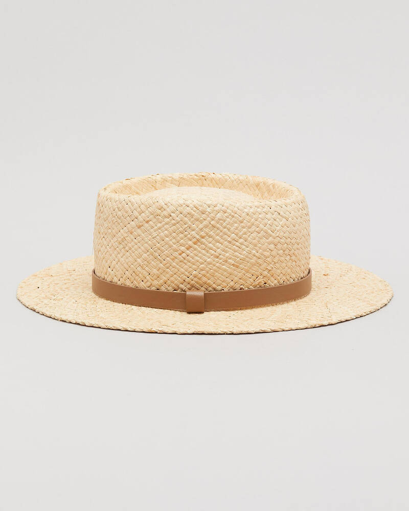 Mooloola Rose Boater Hat for Womens