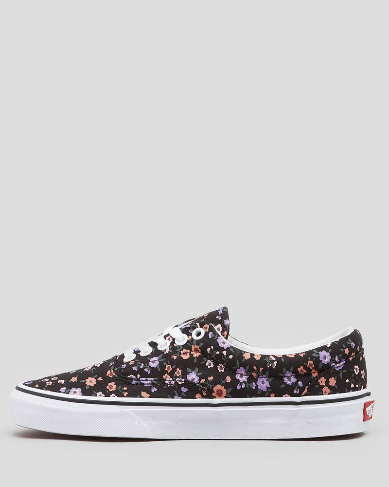 Shop Vans Womens Era Shoes In Covered Ditsy/ True White Fast Shipping