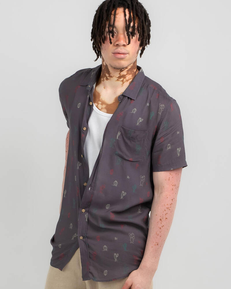 Lucid Cactus Short Sleeve Shirt for Mens