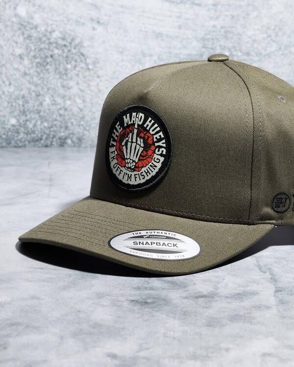 The Mad Hueys Shield FK Off Twill Snapback Cap for Mens