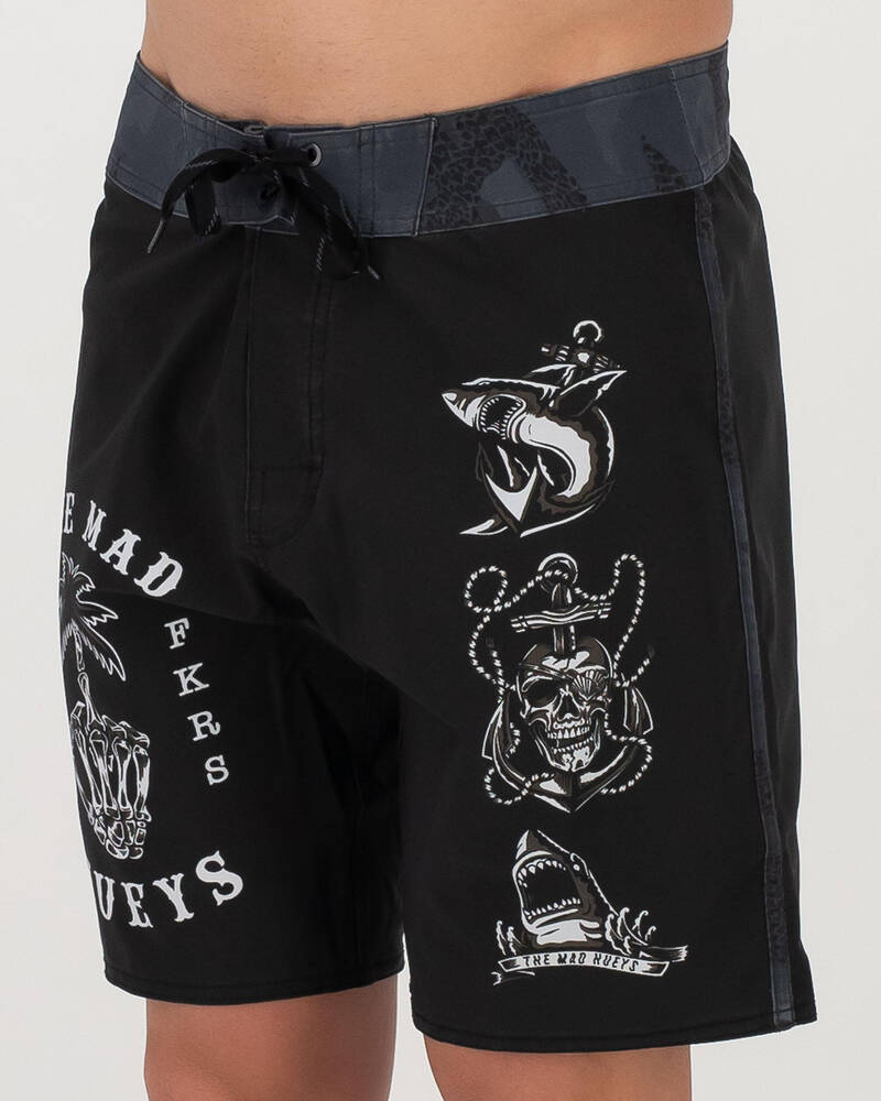 The Mad Hueys Marooned FKRS 18" Board Shorts for Mens