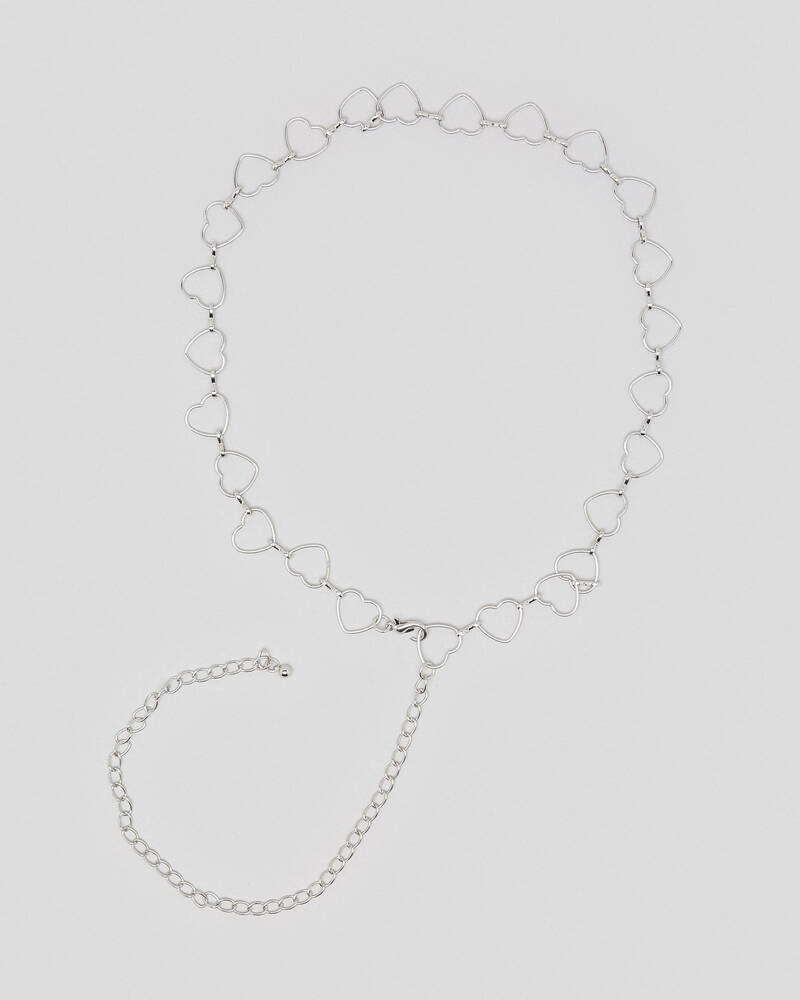 Ava And Ever Amore Chain Belt for Womens