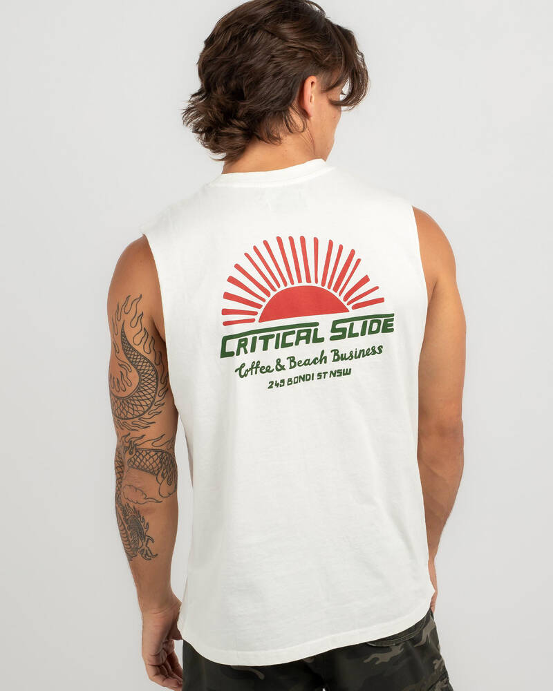 The Critical Slide Society Rising Sun Muscle Tank for Mens