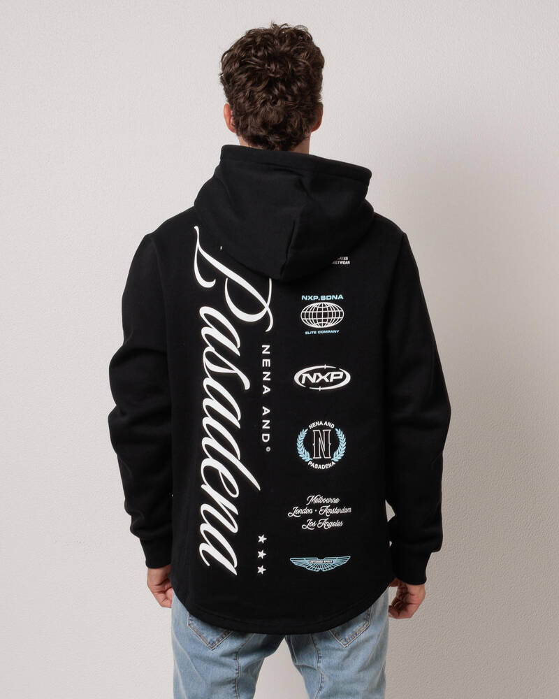 Nena & Pasadena Break Dual Curved Hoodie for Mens