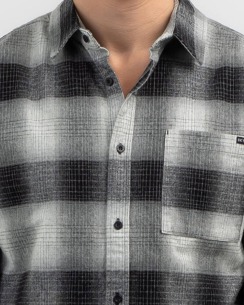 Skylark Checkmate Flannel Long Sleeve Shirt for Mens