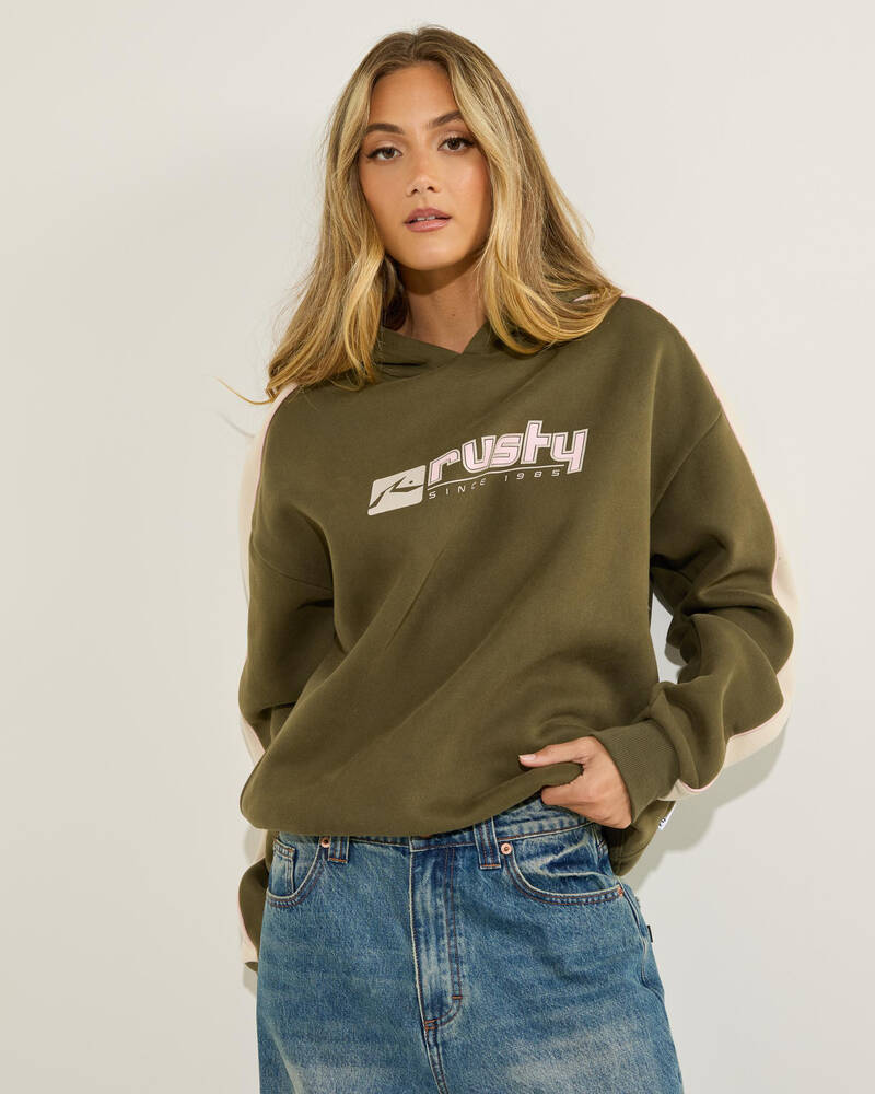 Rusty Hailstone Oversized Hoodie for Womens