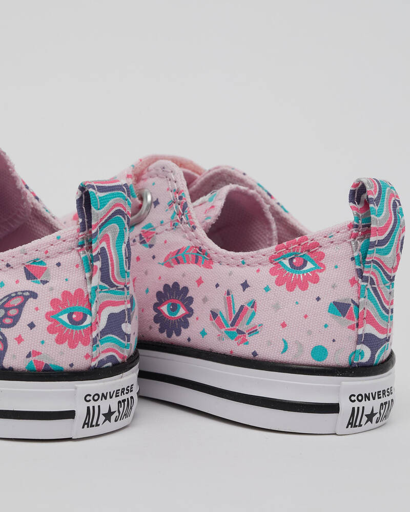 Shop Converse Toddlers' Chuck Taylor All Star Shoes In Pink Foam/slate