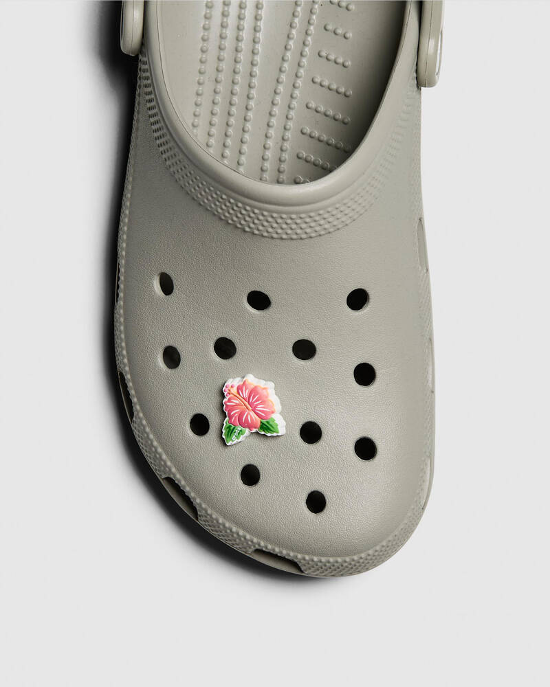 Crocs Blue Tropical Hibiscus for Unisex