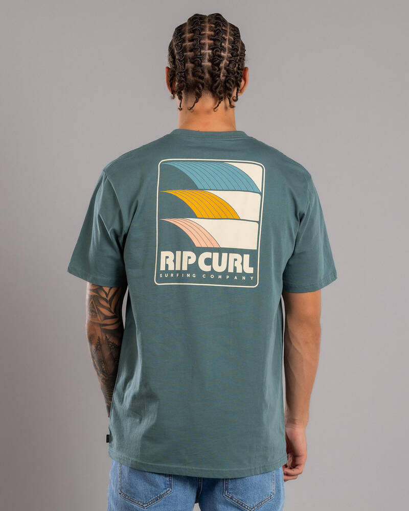 Rip Curl Surf Revival Line Up T-Shirt for Mens