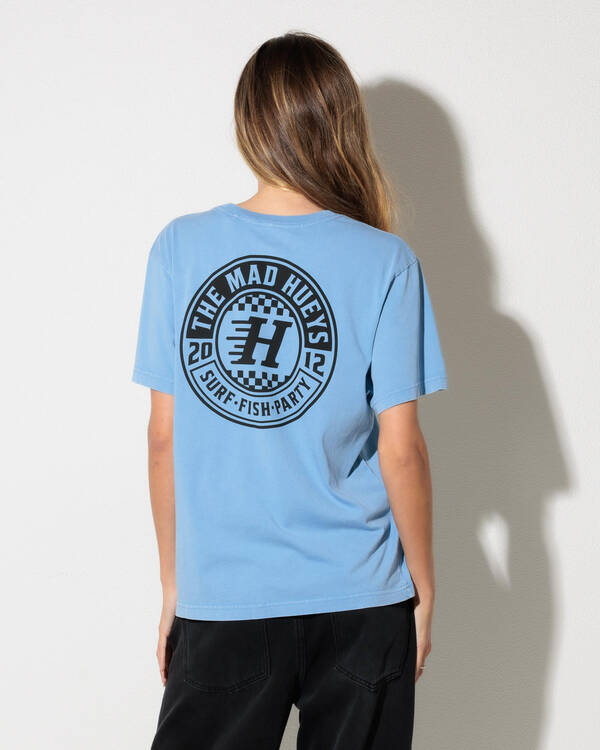 The Mad Hueys Checker Hueys Regular T-Shirt for Womens