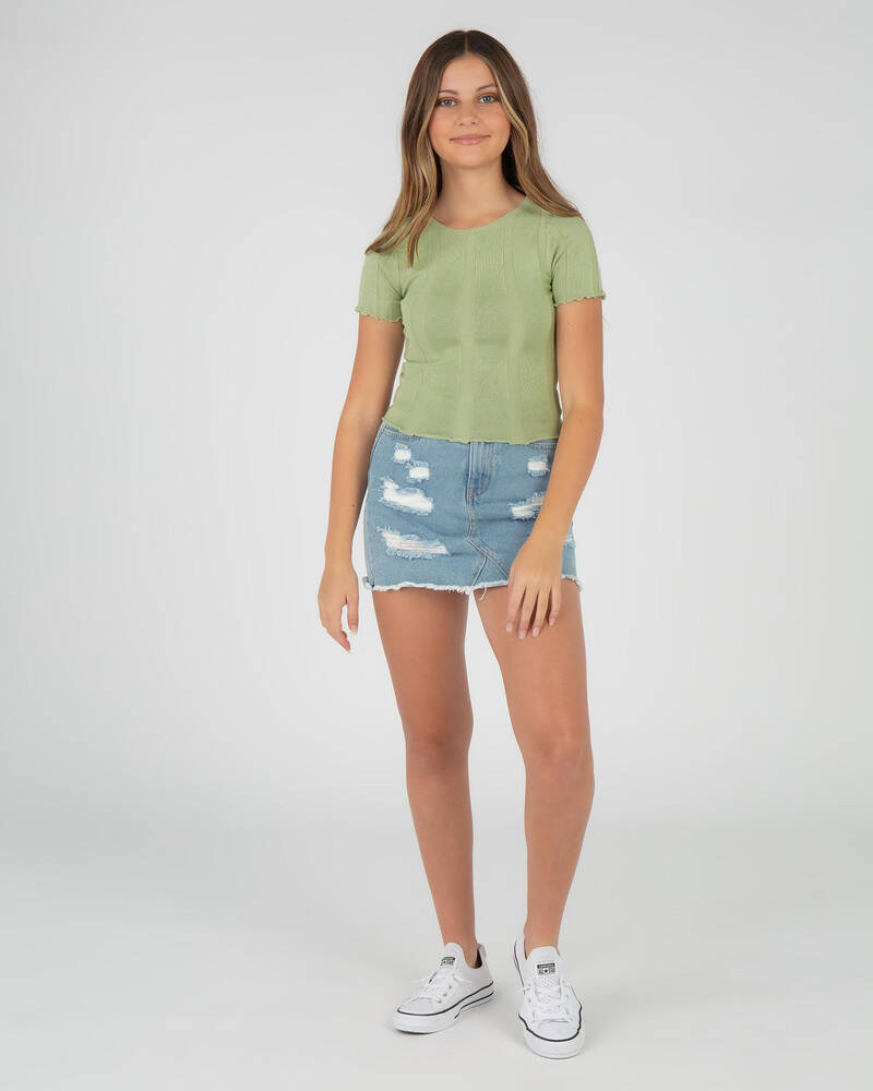 Mooloola Girls' Now And Then Knit Top for Womens