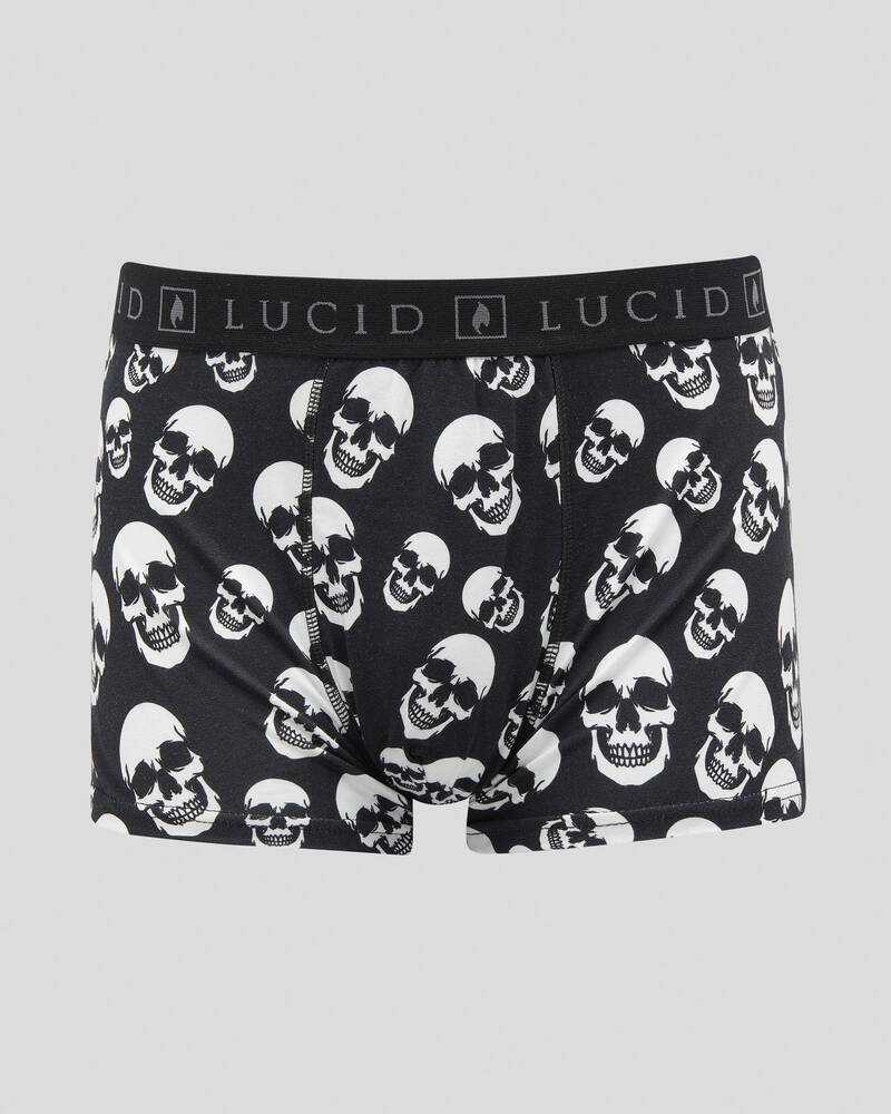 Lucid Endless Skulls Boxer Shorts for Mens