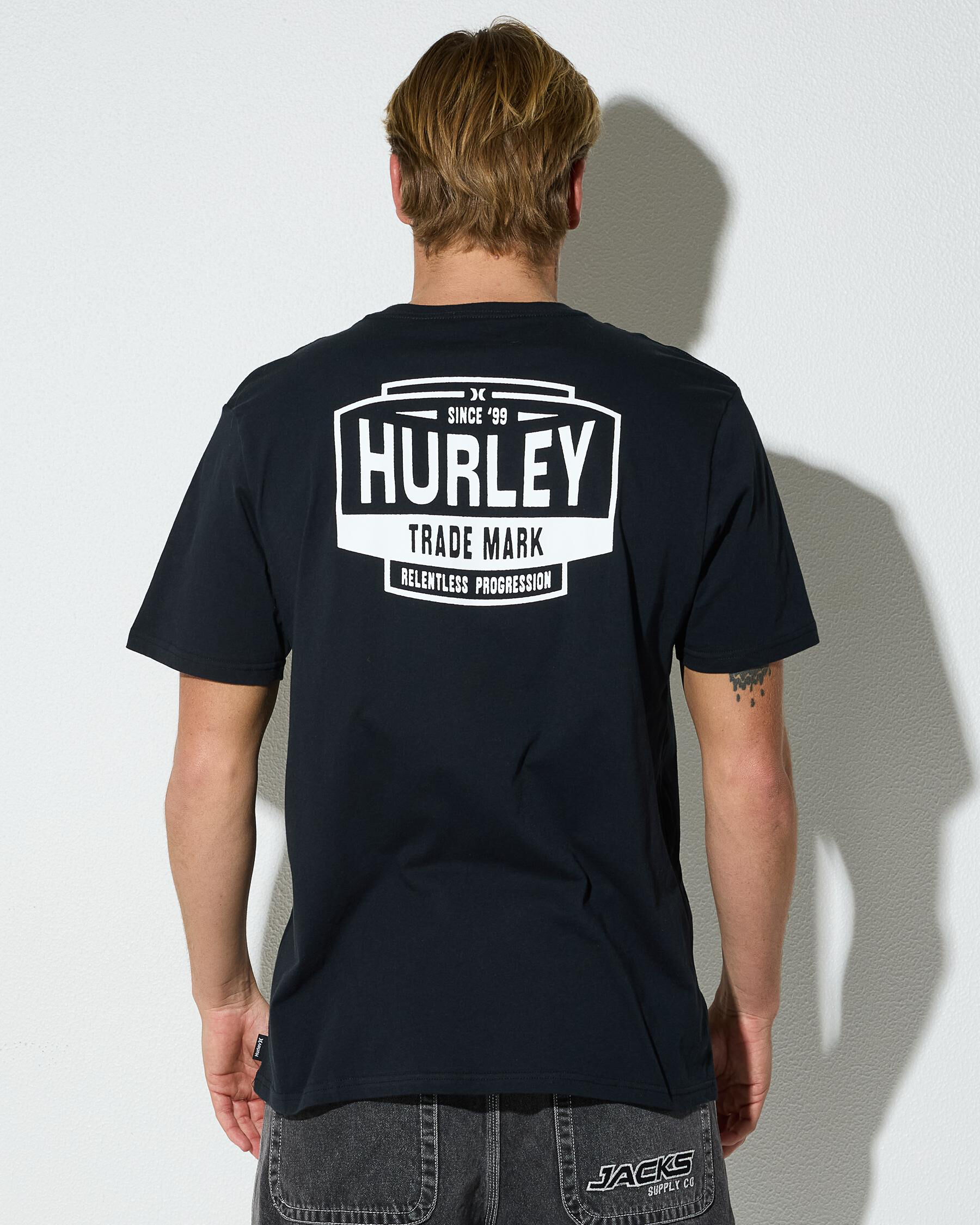 Hurley Gasworks T-Shirt In Black - FREE* Shipping & Easy Returns