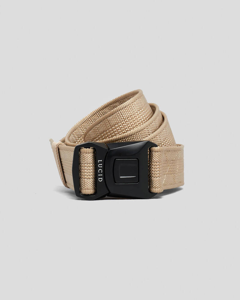 Lucid Seatbelt Buckle Web Belt for Mens